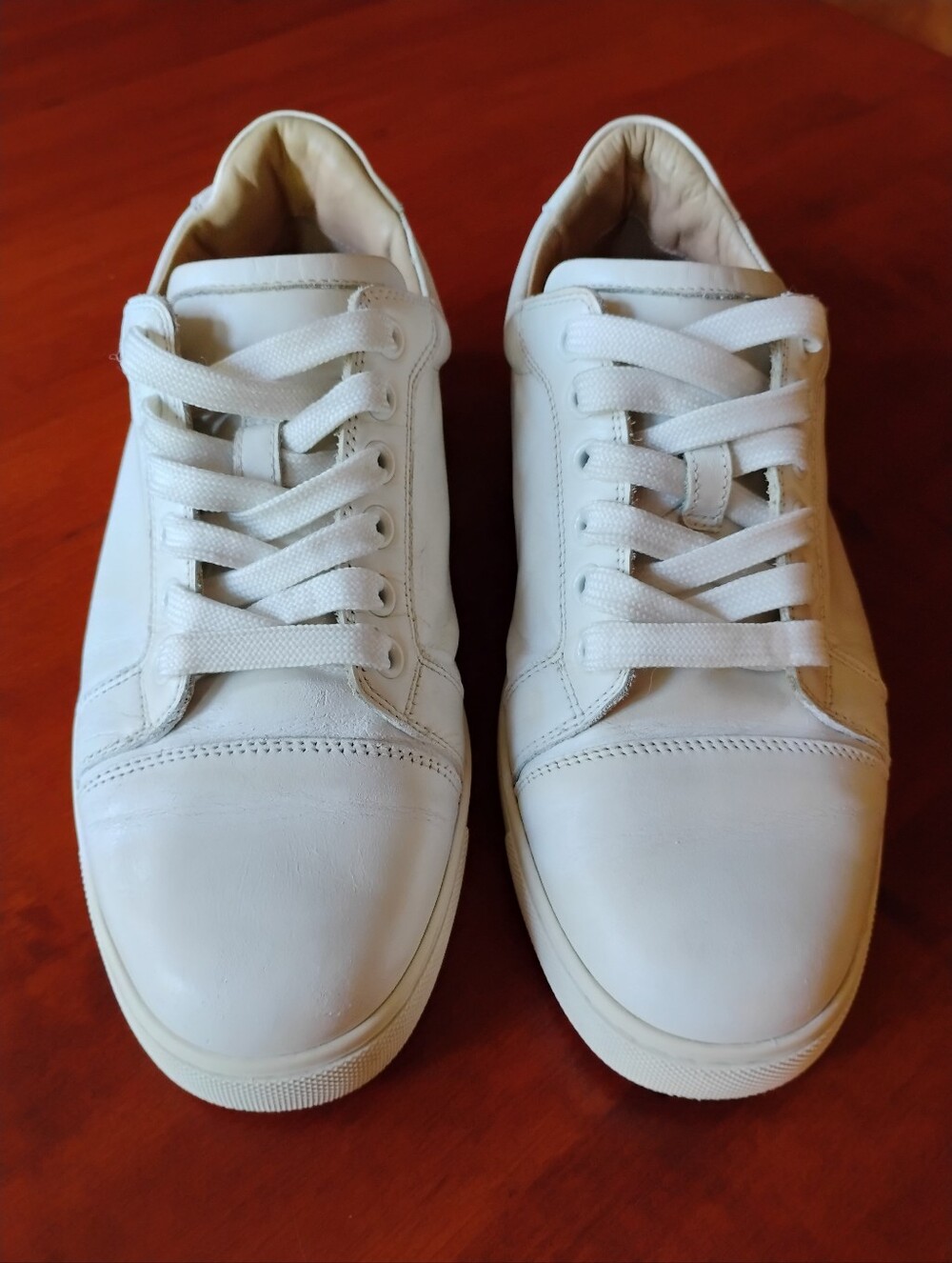 Christian Louboutin Women's Vieira White Sneakers, Size EU37